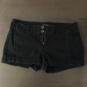 Express Size 4 Black Cotton Shorts